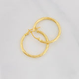 Candongas Mary 1.45g / 3/4 in Oro Amarillo 18K