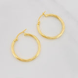 Candongas Mary 1.45g / 3/4 in Oro Amarillo 18K