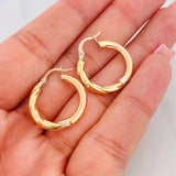 Candongas Lady 2.55g / 3/4 in Tres Oros 18K