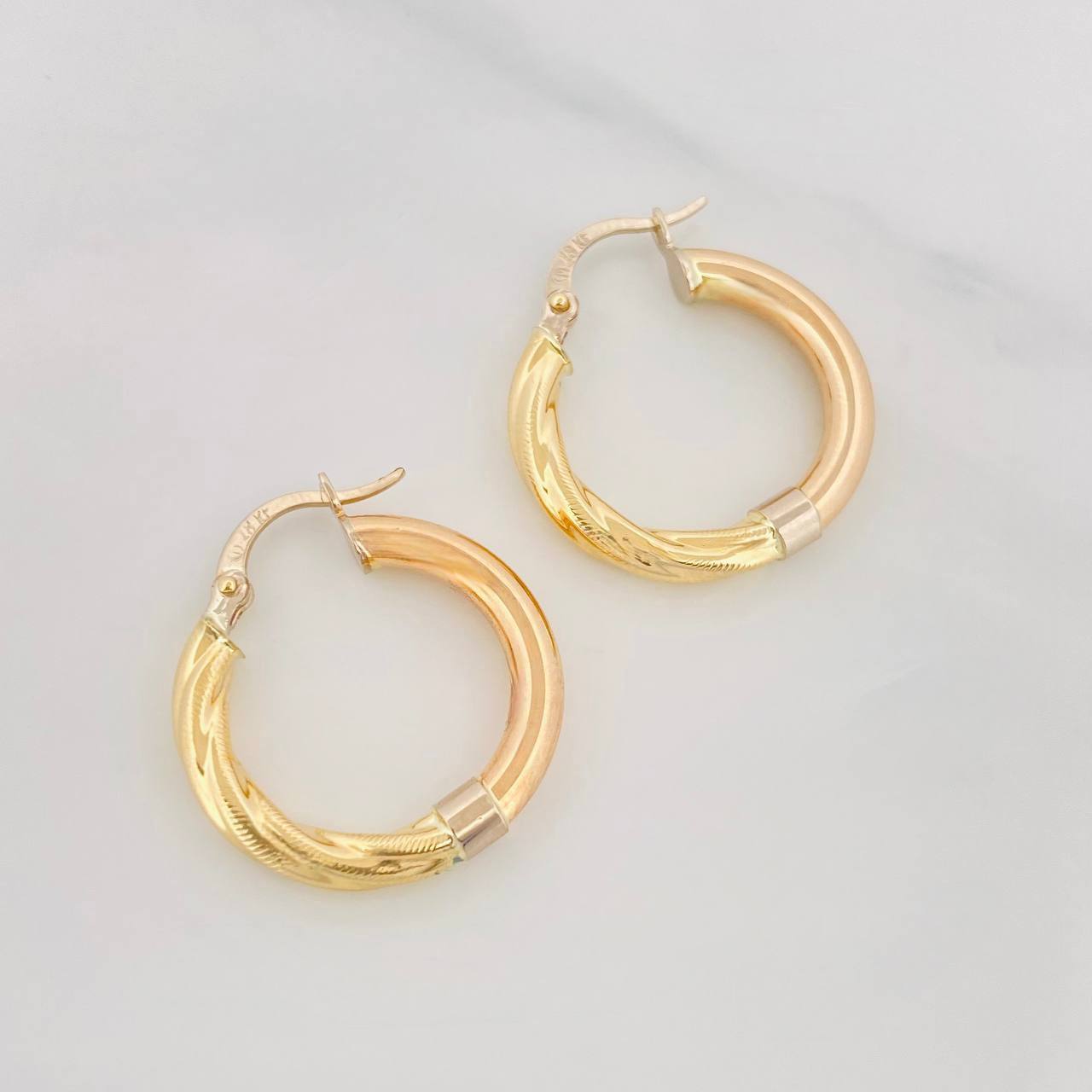 Candongas Lady 2.55g / 3/4 in Tres Oros 18K