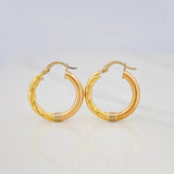 Candongas Lady 2.55g / 3/4 in Tres Oros 18K