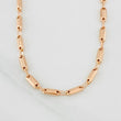 Cadena Rustica Cilindro 14.05g / 26 in / 3.93mm Oro Rosa 18K