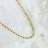 Cadena Lazo 4.1gr / 50cm / 2.7mm Oro Amarillo +3 18K