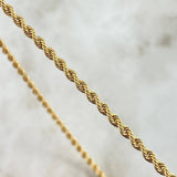Cadena Lazo 2.6gr / 45cm / +3 Oro Amarillo 18K