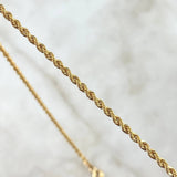 Cadena Lazo 2.5gr / 17 3/4 in / 2.14mm Oro Amarillo +3 18K !