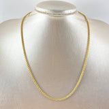 Cadena Lazo 2.75gr / 17 3/4 in / 2.14mm Oro Amarillo +3 18K !
