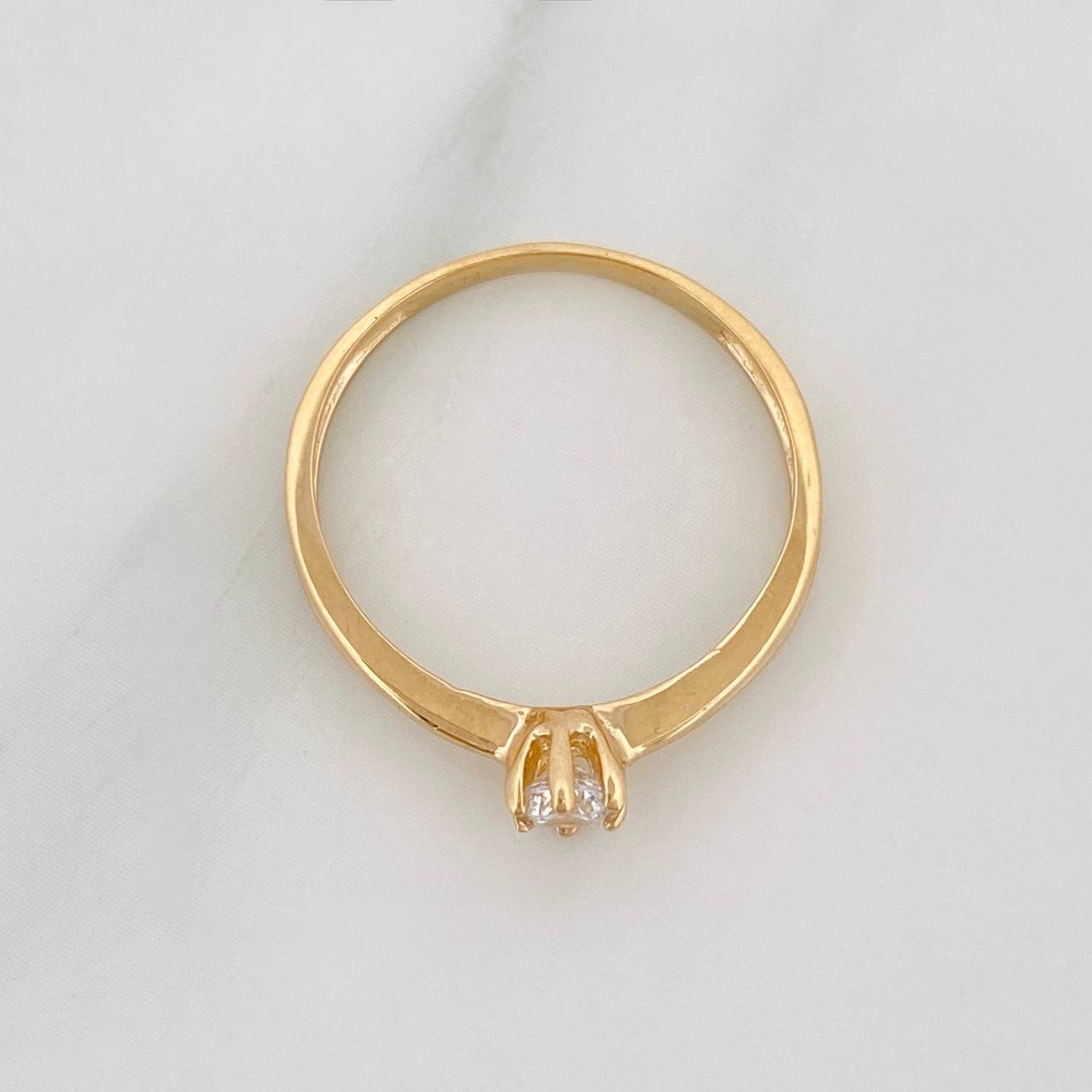 Solitaire Ring 2.1 g / T5 1/0 Yellow Gold 18K