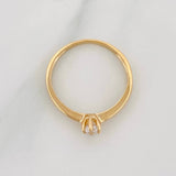 Solitaire Ring 2.1 g / T5 1/0 Yellow Gold 18K