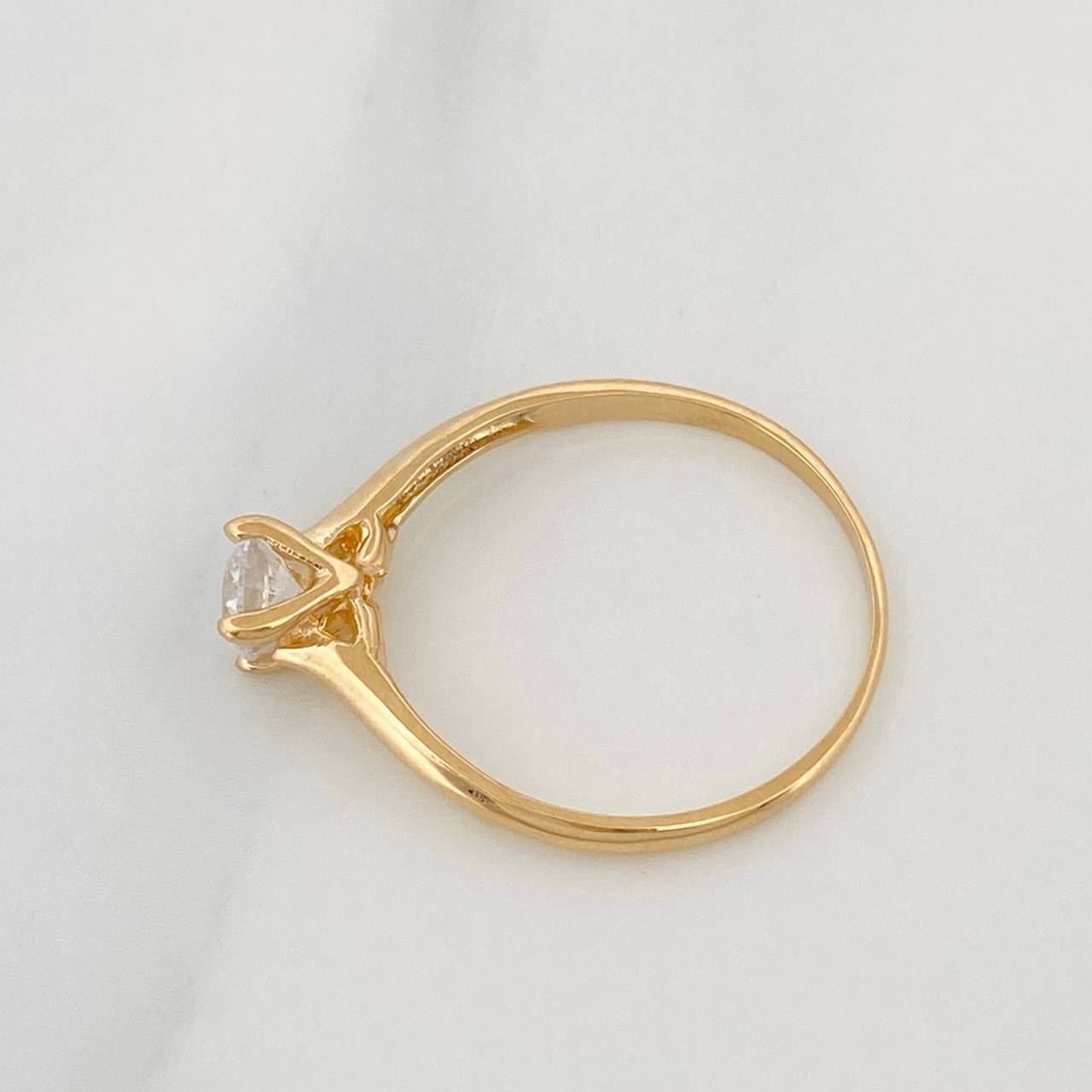 Solitaire Ring 1.65 g / T6 Yellow Gold 18K