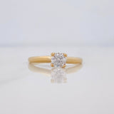 Solitaire Ring 1.65 g / T6 Yellow Gold 18K