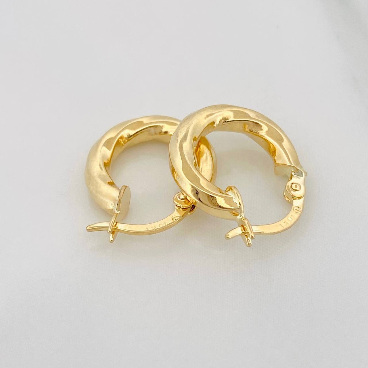 Candongas Kari 1.5 g / 1/2 in Oro Amarillo 18K