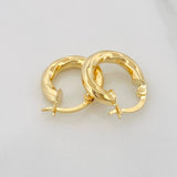 Candongas Kari 1.5 g / 1/2 in Oro Amarillo 18K