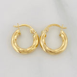 Candongas Kari 1.5 g / 1/2 in Oro Amarillo 18K
