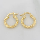 Hoop Earrings Majo 1.05 g / 1/2 in 18K Yellow Gold