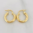 Hoop Earrings Mary 1.35 g / 1/2 in Yellow Gold 18K