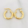 Candongas Mary 1.45 g / 3/4 in Oro Amarillo 18K