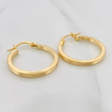 Hoop Earrings Fabi 1.7 g / 1 in 18K Yellow Gold