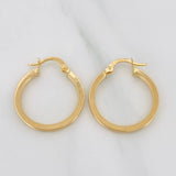 Hoop Earrings Fabi 1.7 g / 1 in 18K Yellow Gold