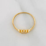 Anillo Corona 1.3 g / T7 1/2 Oro Amarillo 18K