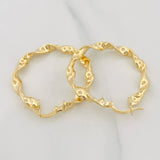 Candongas Demi 3.05 g / 1 1/2 in Oro Amarillo 18K