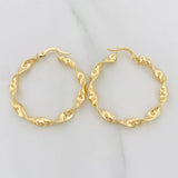 Candongas Demi 3.05 g / 1 1/2 in Oro Amarillo 18K