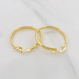 Candongas Teo 1.8 g / 1 in Oro Amarillo 18K