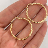 Candongas Ale 2.05 g / 1 1/4 in Oro Amarillo 18K