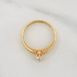 Solitaire Ring Churumbela 2 g / T6 1/2 Yellow Gold 18K
