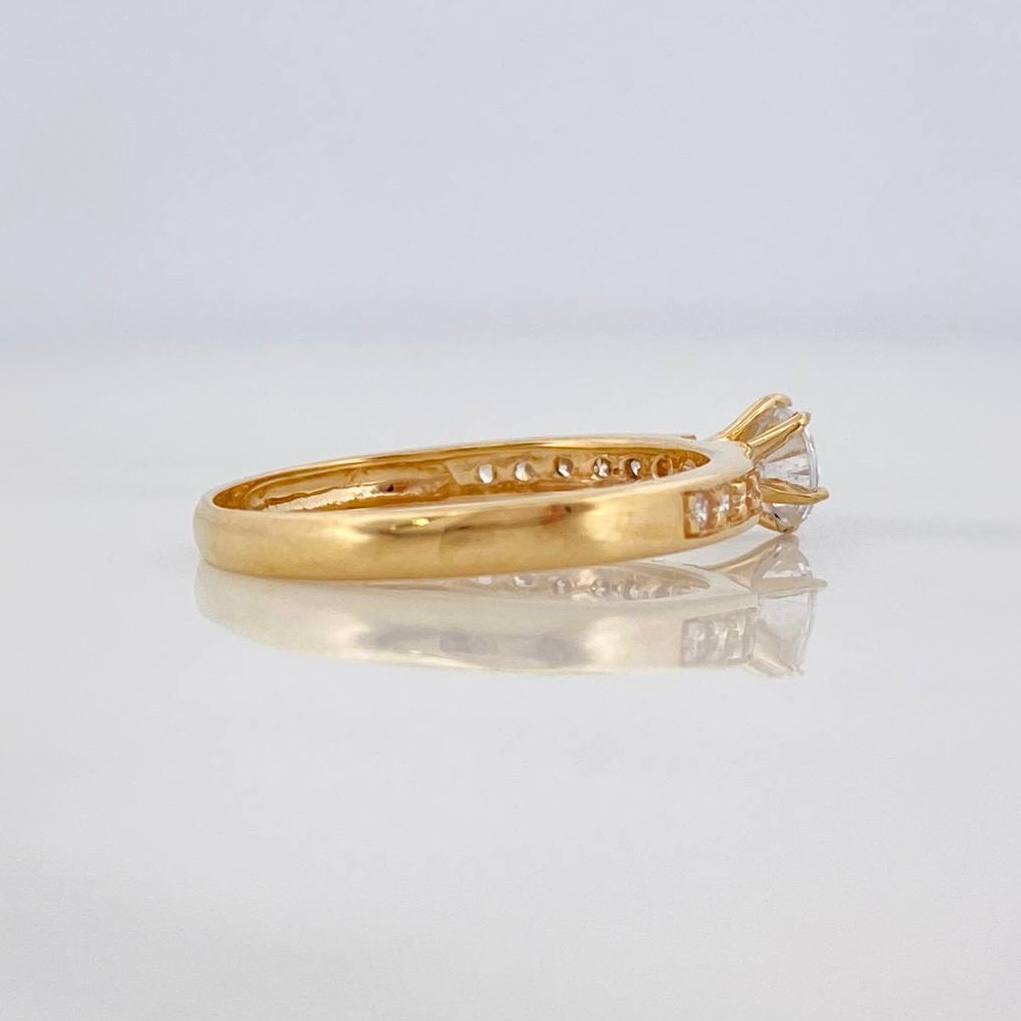 Solitaire Ring Churumbela 2 g / T6 1/2 Yellow Gold 18K