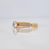 Solitaire Ring Churumbela 2 g / T6 1/2 Yellow Gold 18K