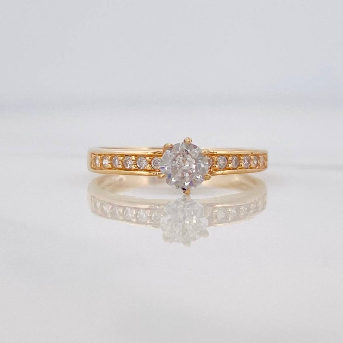 Solitaire Ring Churumbela 2 g / T6 1/2 Yellow Gold 18K