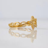 Anillo Estrella 1.45 g / T6 1/2 Oro Amarillo 18K