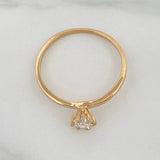Anillo Solitario 1.45 g / T7 1/4 Oro Amarillo 18K