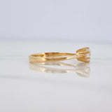 Anillo Solitario 1.45 g / T7 1/4 Oro Amarillo 18K