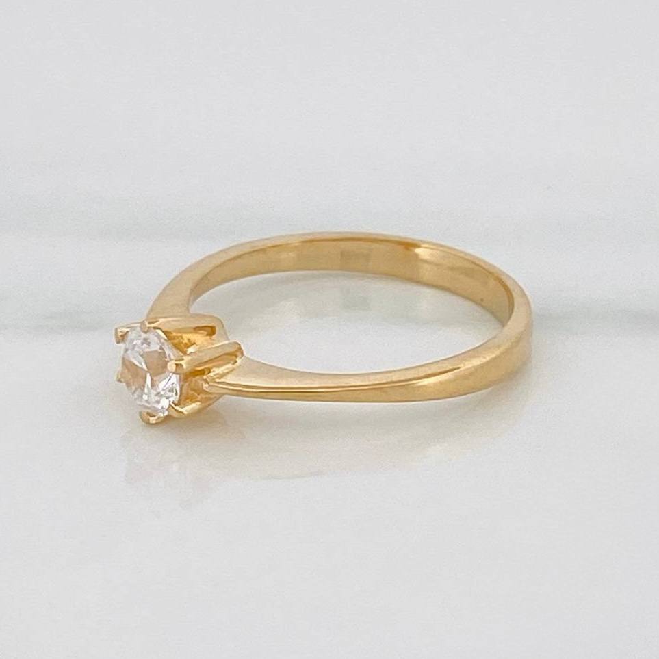 Solitaire Ring 2.1 g / T5 1/0 Yellow Gold 18K