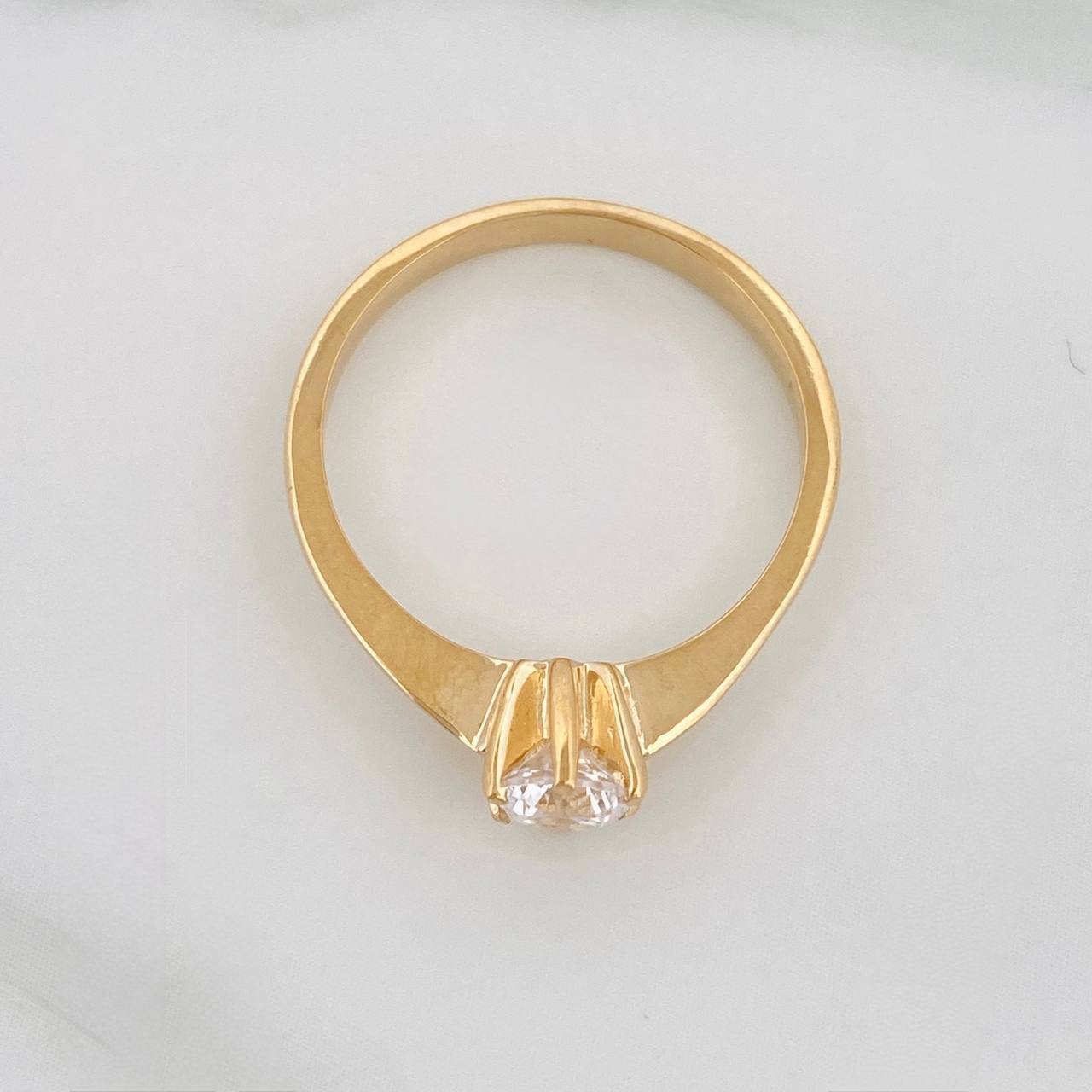 Anillo Solitario 2 g / T5 1/2 Oro Amarillo 18K