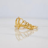 Anillo 15'S Corazon 1.4 g / T5 Oro Amarillo 18K
