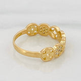Ring Figures 2.35 g / T6 1/4 Yellow Gold 18K