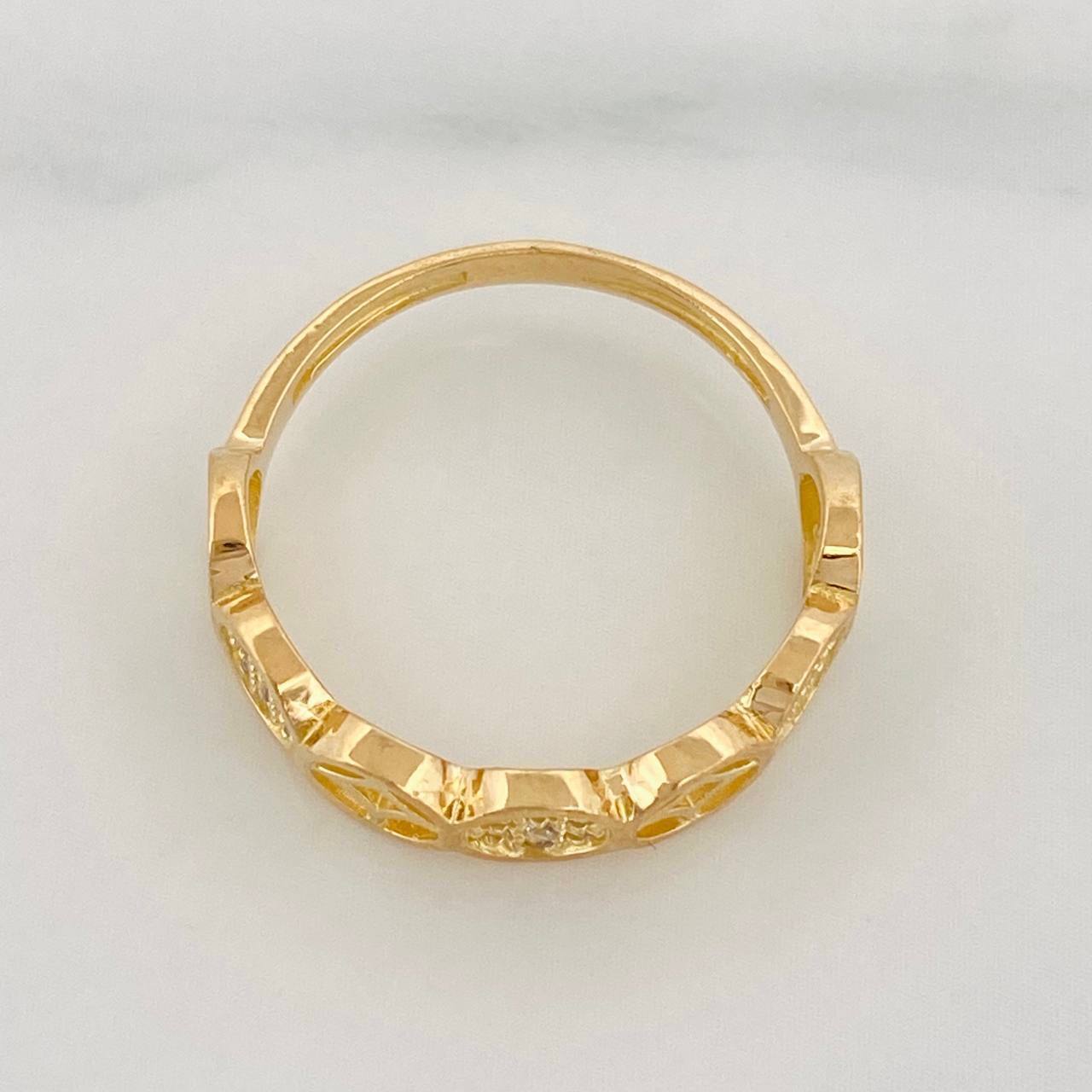 Ring Figures 2.35 g / T6 1/4 Yellow Gold 18K