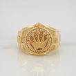 Crown Ring 7.45 g / T7 1/4 Yellow Gold 18K