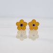 Topos Flor 0.65 g / in / 7.4 mm Oro Rosa 18K