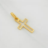 Dije Cruz 0.7g / 3/4 in Oro Amarillo 18K