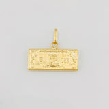 Pendant One Dollar 0.7g / 3/4 in Yellow Gold 18K