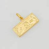 Pendant One Dollar 0.65g / 3/4 in Yellow Gold 18K