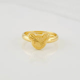 Diamond Cut Mouse Ring 1g / T5 1/4 Yellow Gold 18K