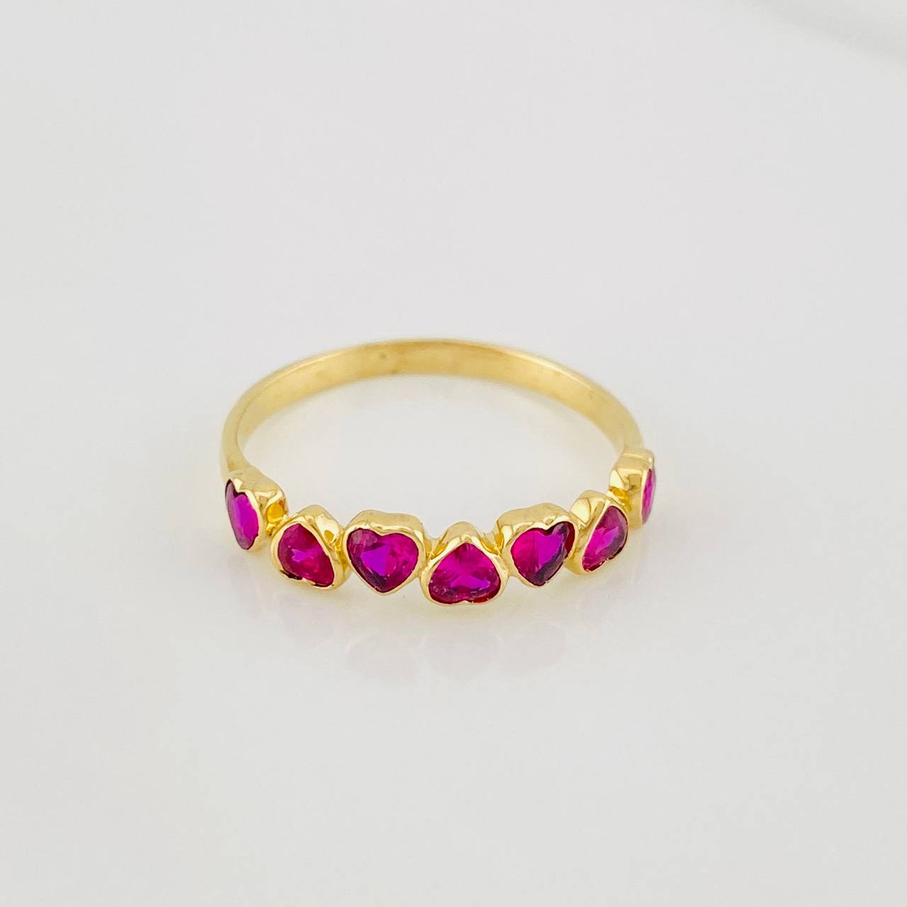 Hearts Ring 1.75g / T7 Yellow Gold 18K