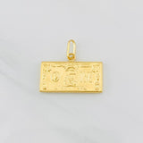 Pendant One Dollar 0.95g / 3/4 in Yellow Gold 18K