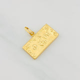 Pendant One Dollar 0.95g / 3/4 in Yellow Gold 18K