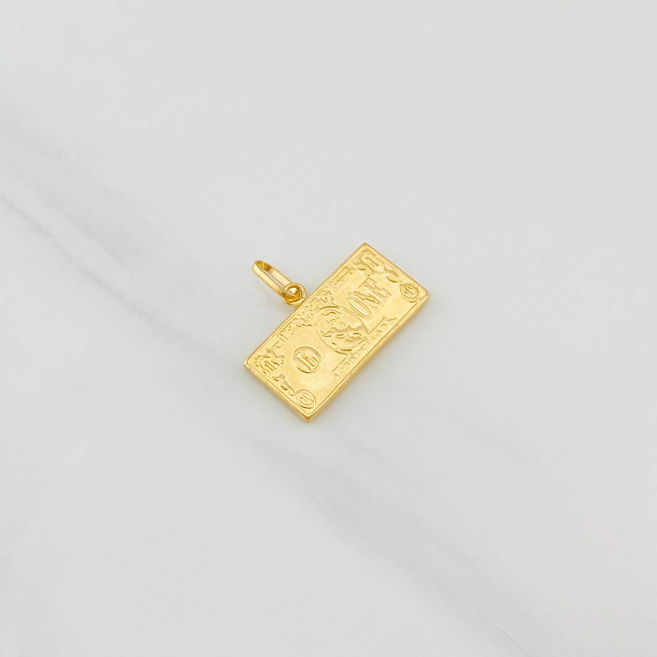 Pendant One Dollar 0.95g / 3/4 in Yellow Gold 18K