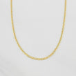 Flat Mariner Chain 1.3g / 16 in / 1.3mm 18K Three Golds